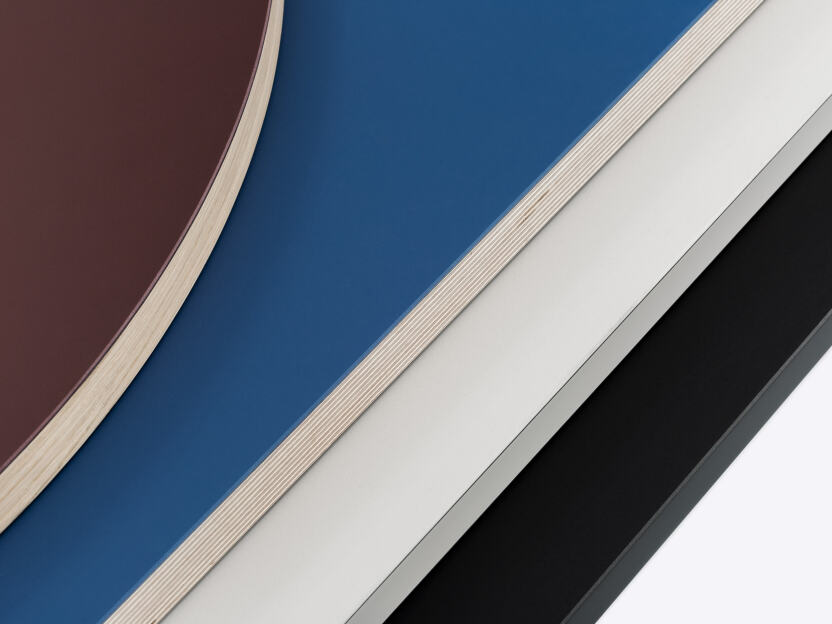 Linoleum surface available in 22 colours