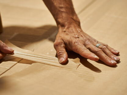 Wrapped up in environmetally friendly padded corrugated cardboard