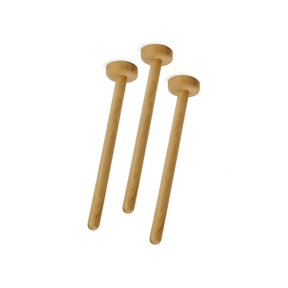 MT2 Tischbeine von Murken Hansen in Holz, Eiche, natur, matt geölt