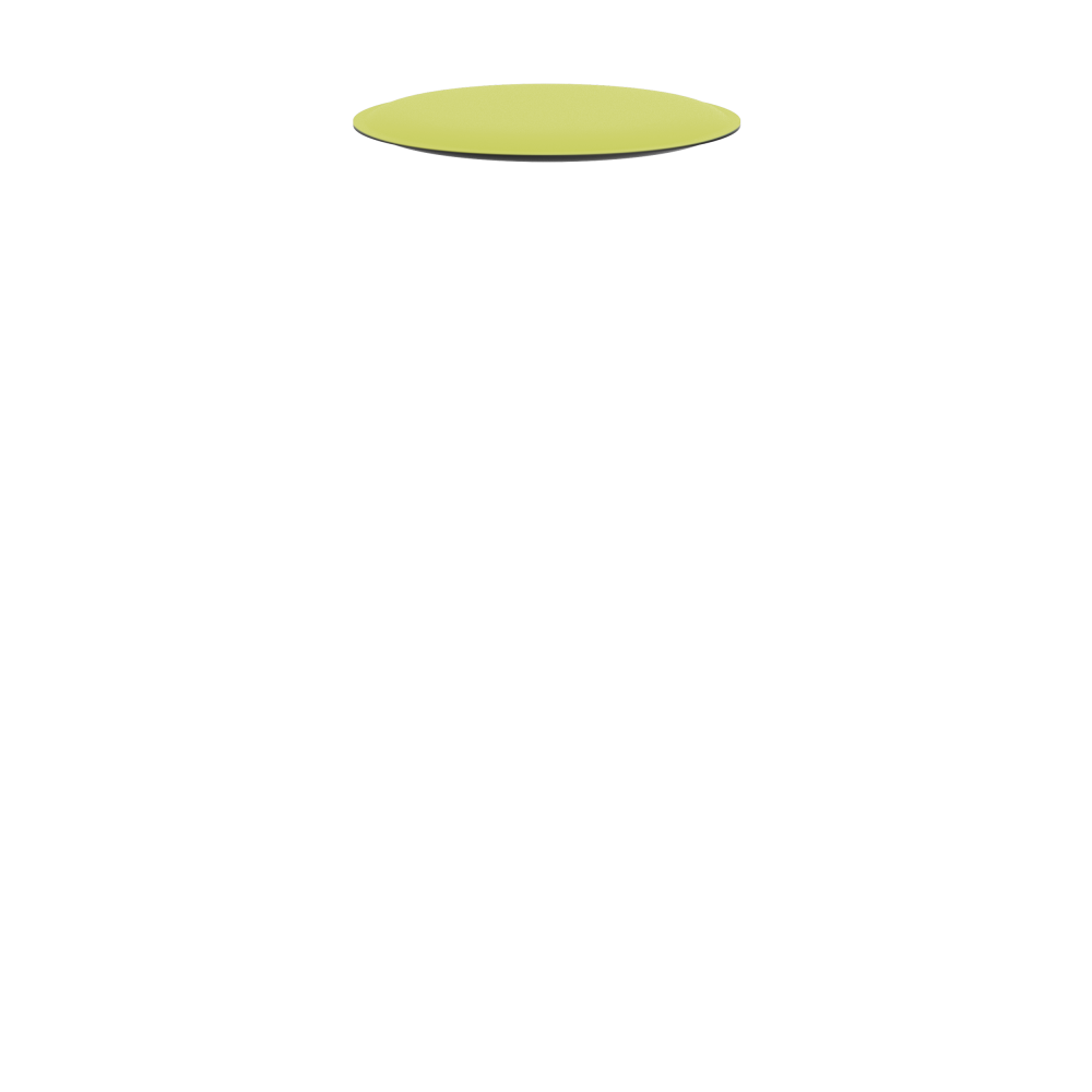 Ravioli Linoleum Stool L by Daniel Lorch made with linoleum in color  4182 Spring Green