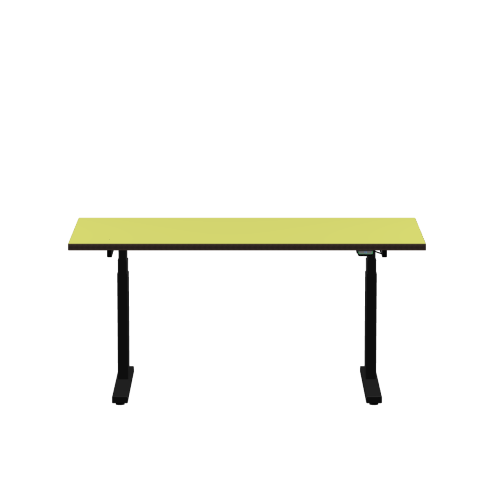 ATS linoleum table – 4182 Spring Green / Laminboard (Strength 30mm) / Fumed Oak