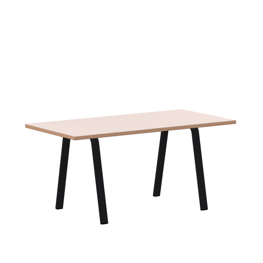 DIN linoleum table – 4185 Powder / Laminboard (Strength 30mm) / Larch
