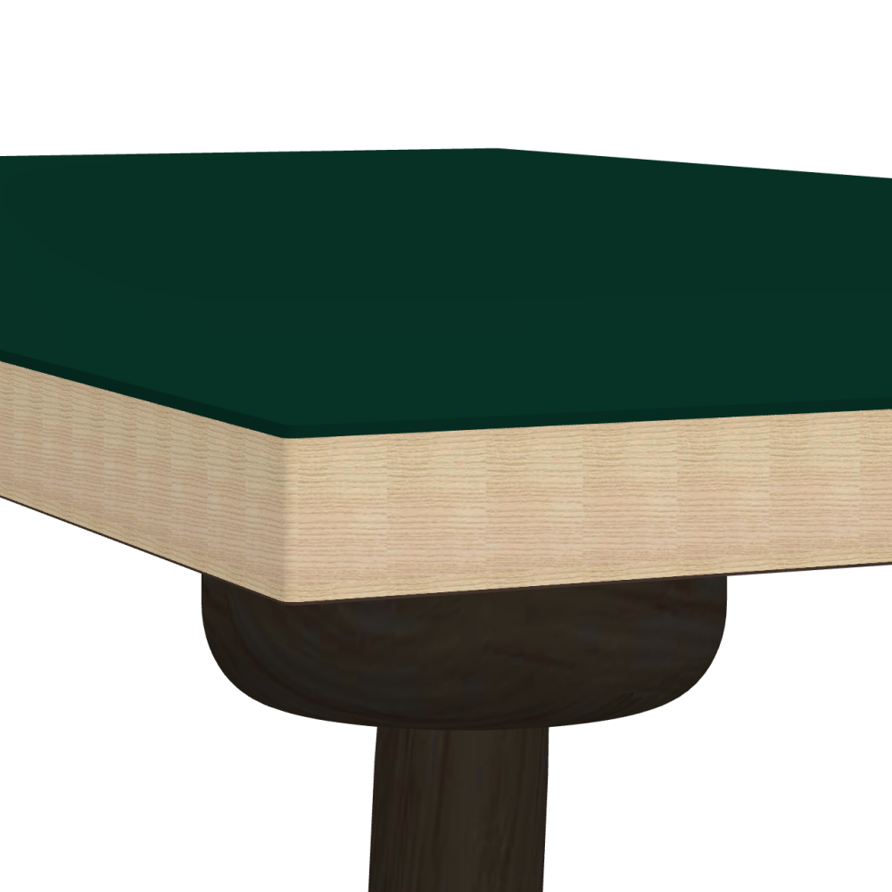 MT2 linoleum table – 4174 Conifer / Laminboard (Strength 30mm) / Ash