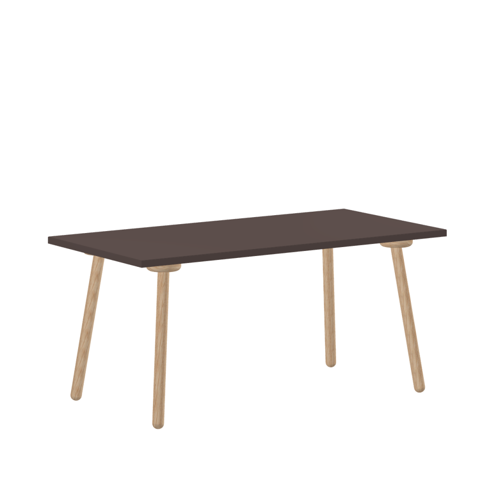 MT2 linoleum table – 4172 Mauve / Laminboard (Strength 30mm) / 4172 – Mauve