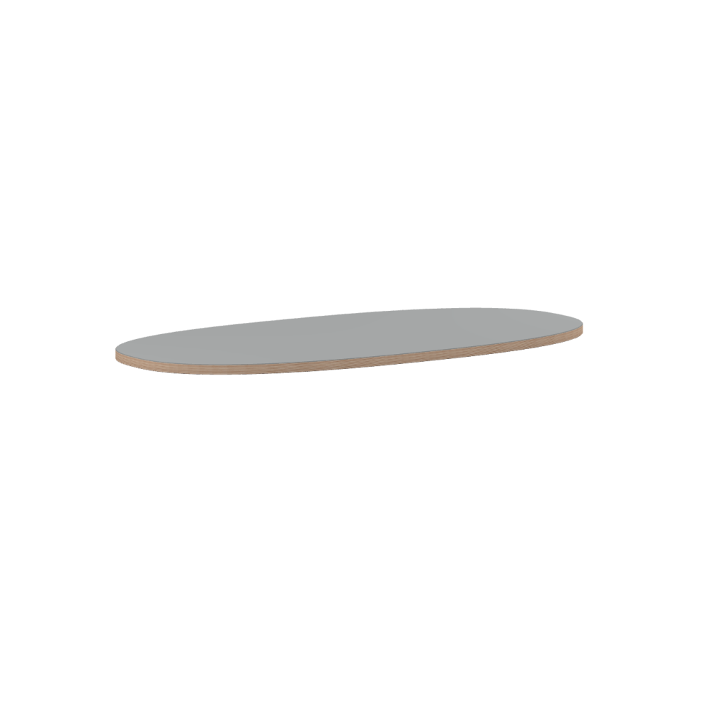 Linoleum tabletop – 4132 Ash / Laminboard (Strength 30mm) / Multiplex