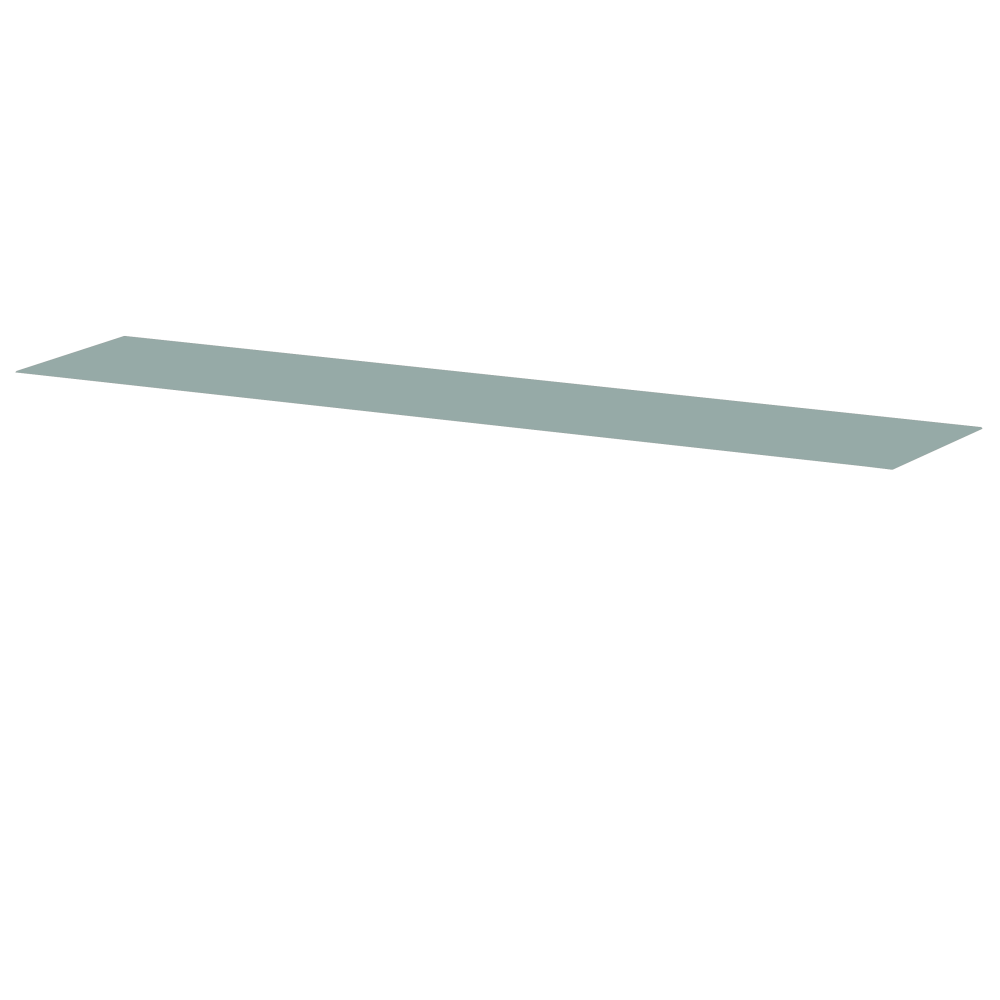 Beam Sitzbank von Daniel Lorch mit Linoleum in der Farbe  4004 Blue Haze ᴺᴱᵁ