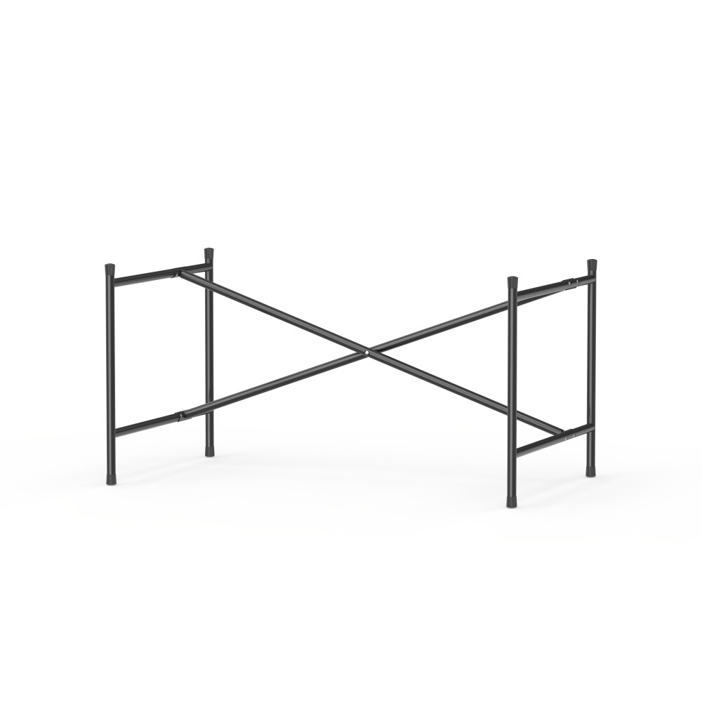 E2 Kindertischgestell by Adam Wieland in Stahl, Tiefschwarz (RAL 9005)